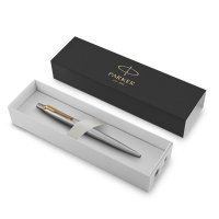 Długopis żelowy (czarny) JOTTER STAINLESS STEEL GT 2020647, giftbox