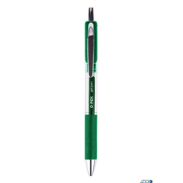 Pióra żelowe G289 zielone 0.5 automatyczne AMA1289823 OPEN długopis żelowy (X)