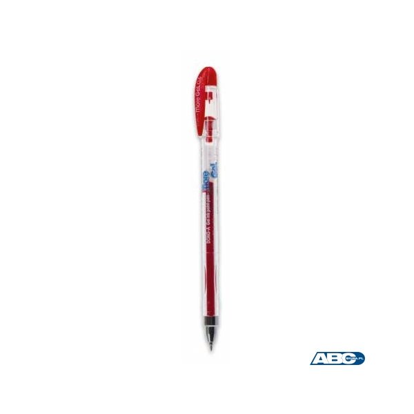 Długopis żelowy MORE GEL czerwony TT5577