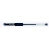 Długopis żelowy OFFICE PRODUCTS, gumowy uchwyt, 0,5mm, czarny