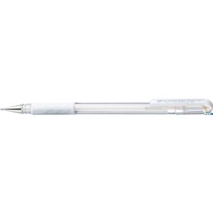 Długopis żelowy 0,8mm biały K118-W PENTEL - HYBRID GEL GRIP