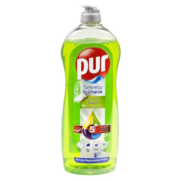 Płyn do mycia naczyń PUR Jabłko, 750ml