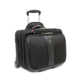Torba pilotka WENGER Patriot, 17", zestaw 2w1, 430x410x310mm, czarna / szara