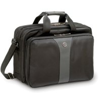 Torba na laptopa WENGER Slim Legacy, 16", 400x310x180mm, czarna/szara