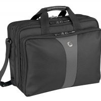 Torba na laptopa WENGER Legacy, 17", 420x320x210mm, czarna/szara
