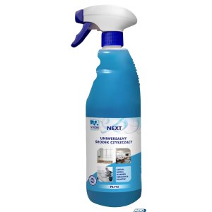 Płyn / środek UNIWERSALNY Professional do czyszczenia szkło, drewno, laminaty, metal, kamień, ceramikę, plastik, VIJUSA 750ml, Next, Spray