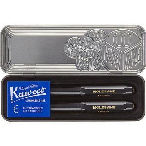 KAWECO X MOLESKINE zestaw prezentowy, czarny