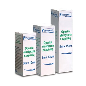 Opaska elastyczna z zapinką VISCOPLAST, 10cmx5m