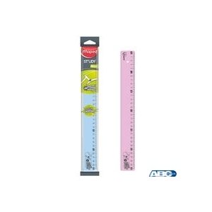 Linijka STUDY 30cm mix 2 kolorów MAPED 245510