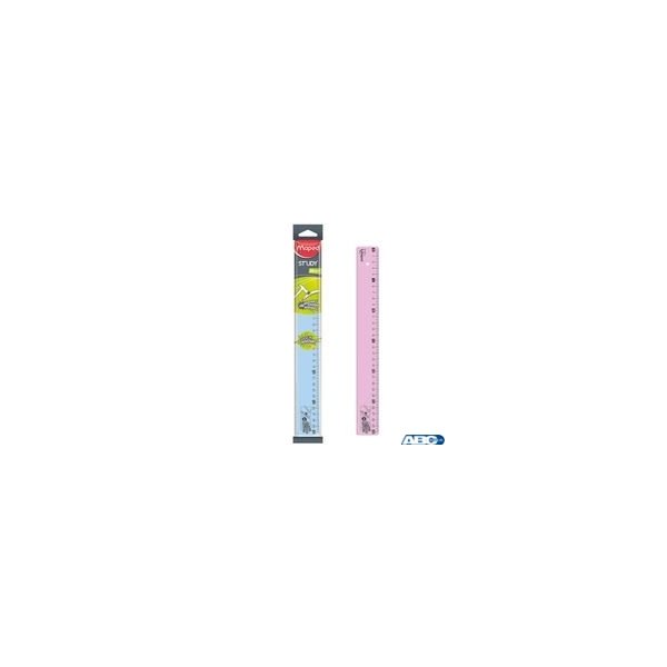 Linijka STUDY 30cm mix 2 kolorów MAPED 245510