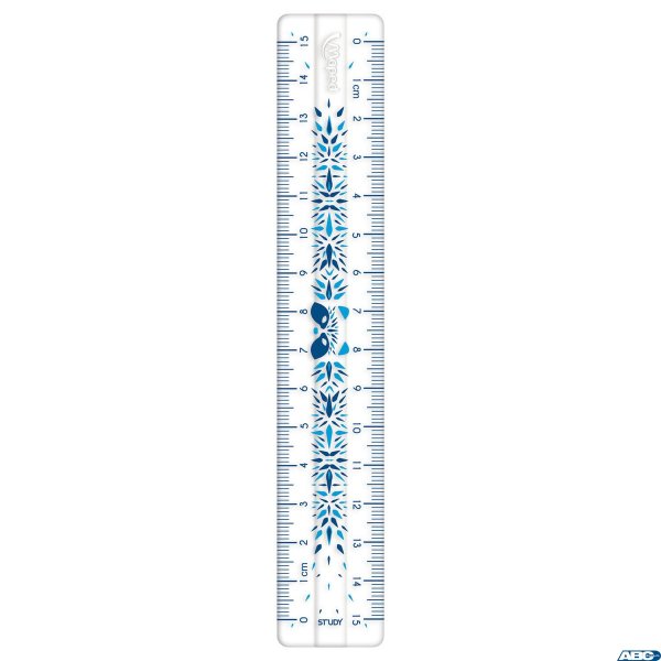 Linijka Study niełamliwa mini friends 15 cm mix kol. torebka 245301 Maped