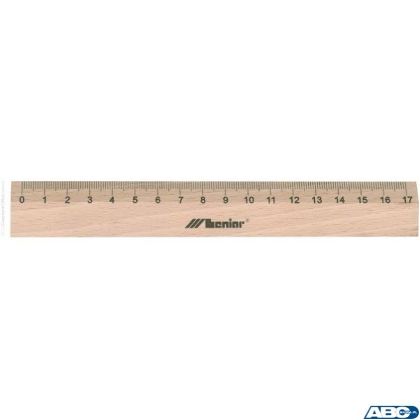 Linijka drewniana 17cm 30060 LENIAR