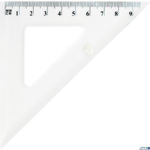 Ekierka szkolna GRAND GR854T 45 / 10cm przezroczysta 130-1709