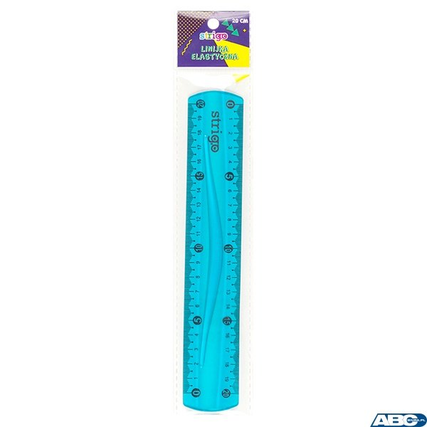 Linijka elastyczna 20cm niebieska SSC013 STRIGO