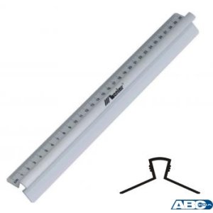 Linijka 20cm z uchwytem alum. 30316 LENIAR