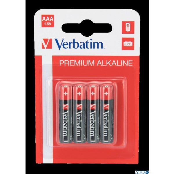 Baterie VERBATIM ALKALICZNE LR03 AAA BLISTER 4szt. 49920