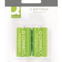 Baterie super-alkaliczne Q-CONNECT C, LR14, 1,5V, 2szt.