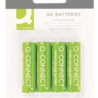 Baterie super-alkaliczne Q-CONNECT AA, LR06, 1,5V, 4szt.