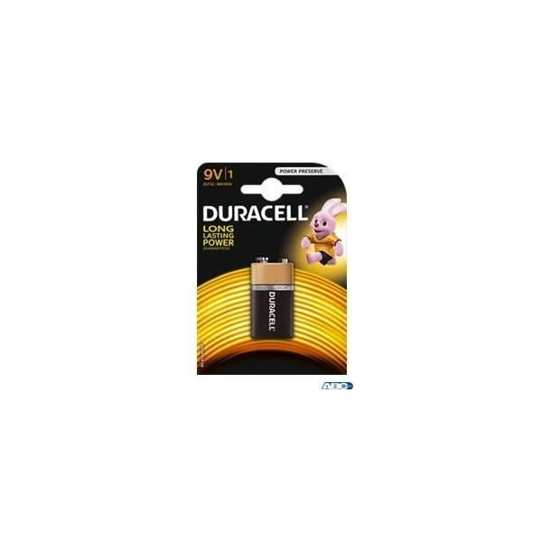 Bateria Basic 9V K1 DURACELL 4520117  6LR61