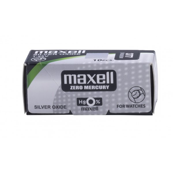 Bateria MAXELL srebrowa, zegarkowa, SR626SW (377), 10 szt.
