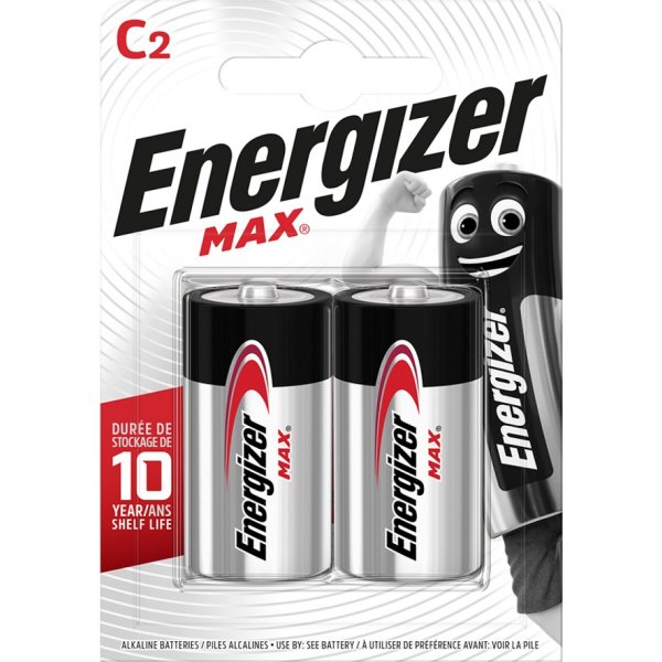 Bateria ENERGIZER Max, C, LR14, 1,5V, 2szt.