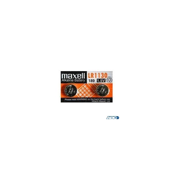 Bateria alkaliczne (2szt) LR1130 / LR54 1,5V Maxell