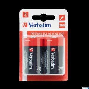 Baterie VERBATIM ALKALICZNE LR20 / D 1,5V BLISTER 2szt. 49923