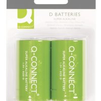 Baterie super-alkaliczne Q-CONNECT D, LR20, 1,5V, 2szt.