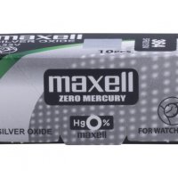 Bateria MAXELL srebrowa, zegarkowa, SR621SW (364), 10 szt.