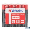 Baterie VERBATIM ALKALICZNE LR06 AA SHRINK 4szt. 49501