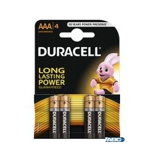 Bateria alkaliczna DURACELL BASIC LR03 / AAA K4 (4szt) 4520104