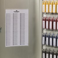 Szafka DURABLE na 72 kluczy 1955