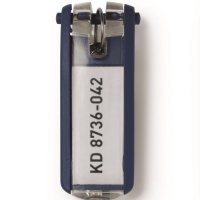 Zawieszki do kluczy KEY CLIP (6szt.) granatowe DURABLE 1957-07