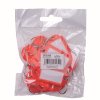 Zawieszki na klucze OFFICE PRODUCTS, 50x20mm, 10szt., czerwone