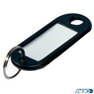 Zawieszka do kluczy czarna (100szt.) ARGO 607112