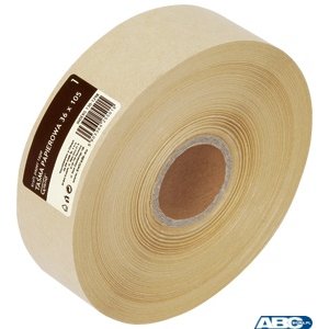 Taśma papierowa, klejenie na mokro, 36x105 brązowy GRAND 130-1298