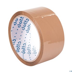 Taśma pakowa akrylowa 48x100 DOTTS brązowa (TPG-061H / DS)