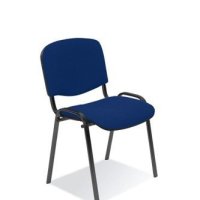 Krzesło konferencyjne ISO black CU-6 niebieski