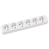 Przedłużacz OFFICE PRODUCTS, 6 gniazd, 5m, z uziemieniem, biały