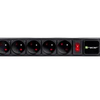 Listwa zasilająca TRACER PowerGear 1,5 m Black (5 gniazd) TRALIS46843