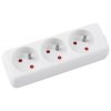 Przedłużacz OFFICE PRODUCTS, 3 gniazda, 3m, z uziemieniem, biały