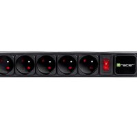 Listwa zasilająca TRACER PowerGear 3,0 m Black (5 gniazd) TRALIS46844