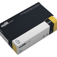 Rękawice nitrylowe, EASYCARE, 100 szt., rozmiar M, czarne