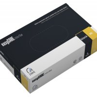 Rękawice nitrylowe, EASYCARE, 100 szt., rozmiar XL, czarne