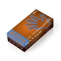 Rękawice nitrylowe bezpudrowe, MAXTER 7.0, 90 szt., rozmiar XL, pomarańczowe