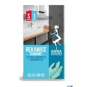 Rękawice gumowe S ANNA ZARADNA R-0745
