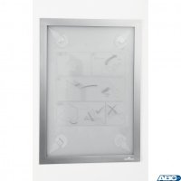 Ramka informacyjna DURAFRAME A4 srebrna 484323 WALLPAPER DURABLE