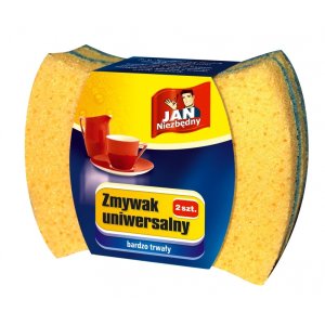 Zmywak uniwersalny JAN NIEZBĘDNY, 2 szt., żółty