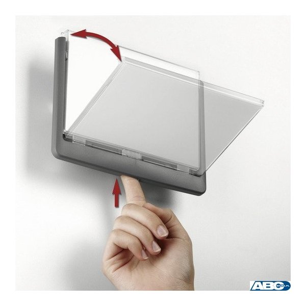 Tabliczka informacyjna149x52.5 grafitowa 486037 Click Sign DURABLE