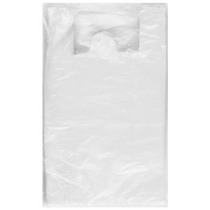 Reklamówka SARANTIS, HDPE, standard, 28 / 7 / 48 cm, 9 mikr., 200 szt., biała